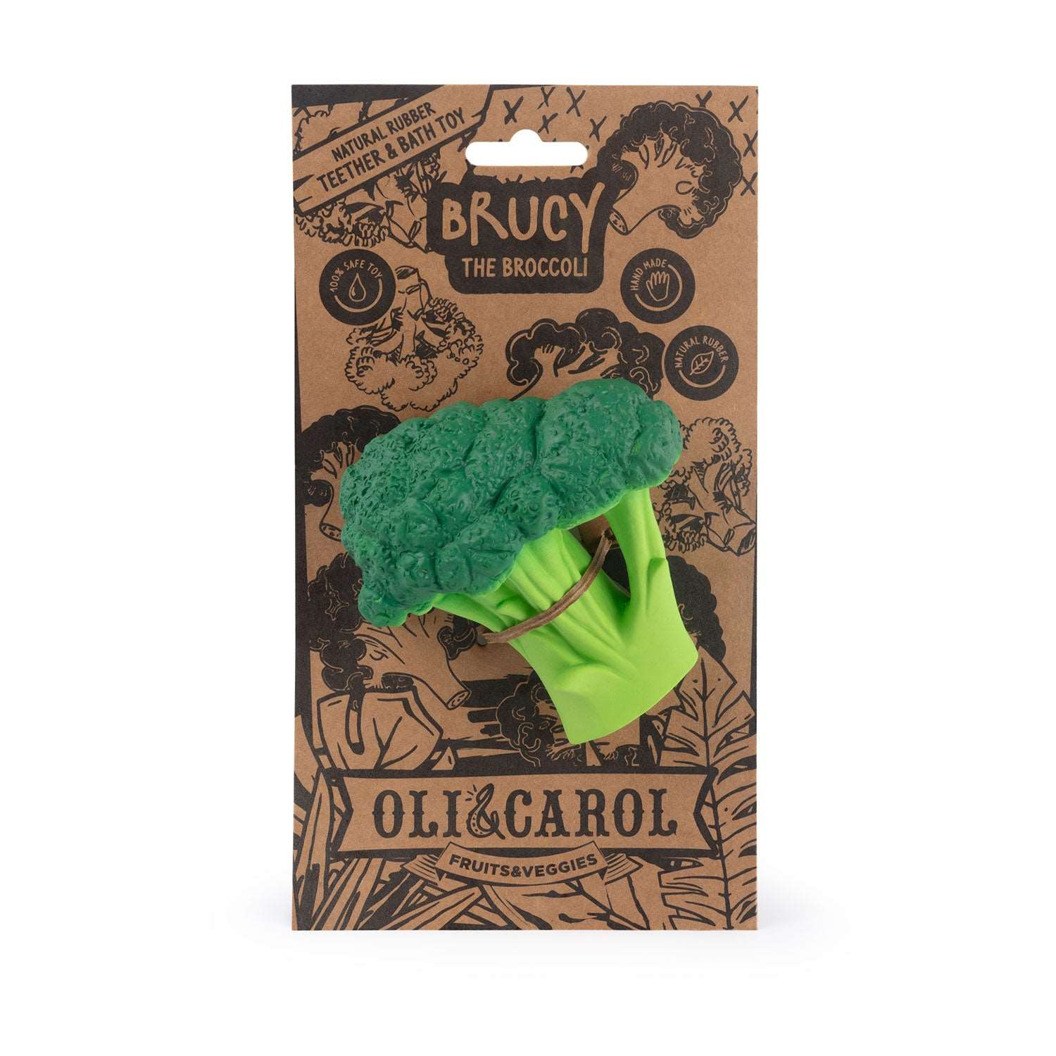 Brucy the Broccoli Mordedor Bebé
