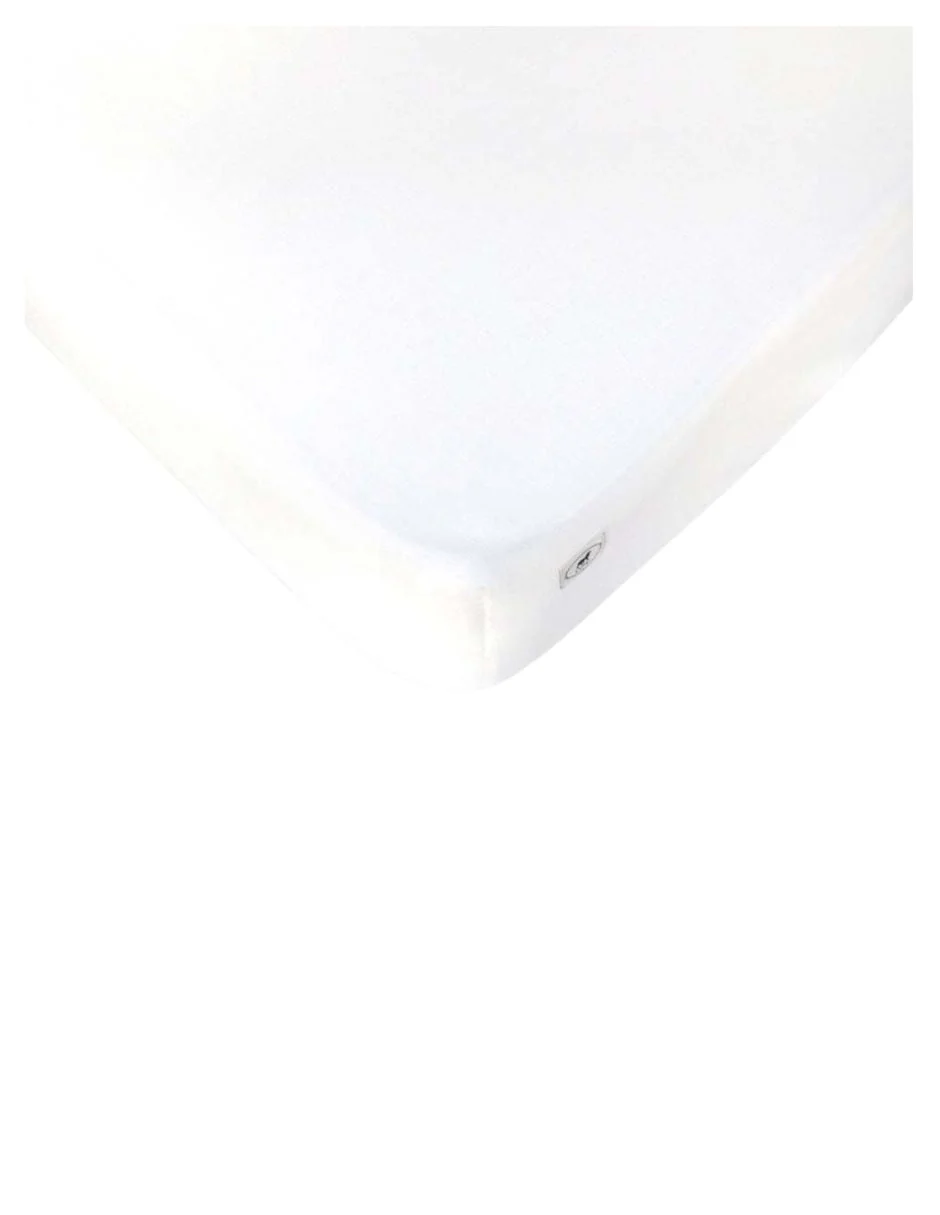 Juego de Sábanas de 3 Piezas para Cuna Blanco