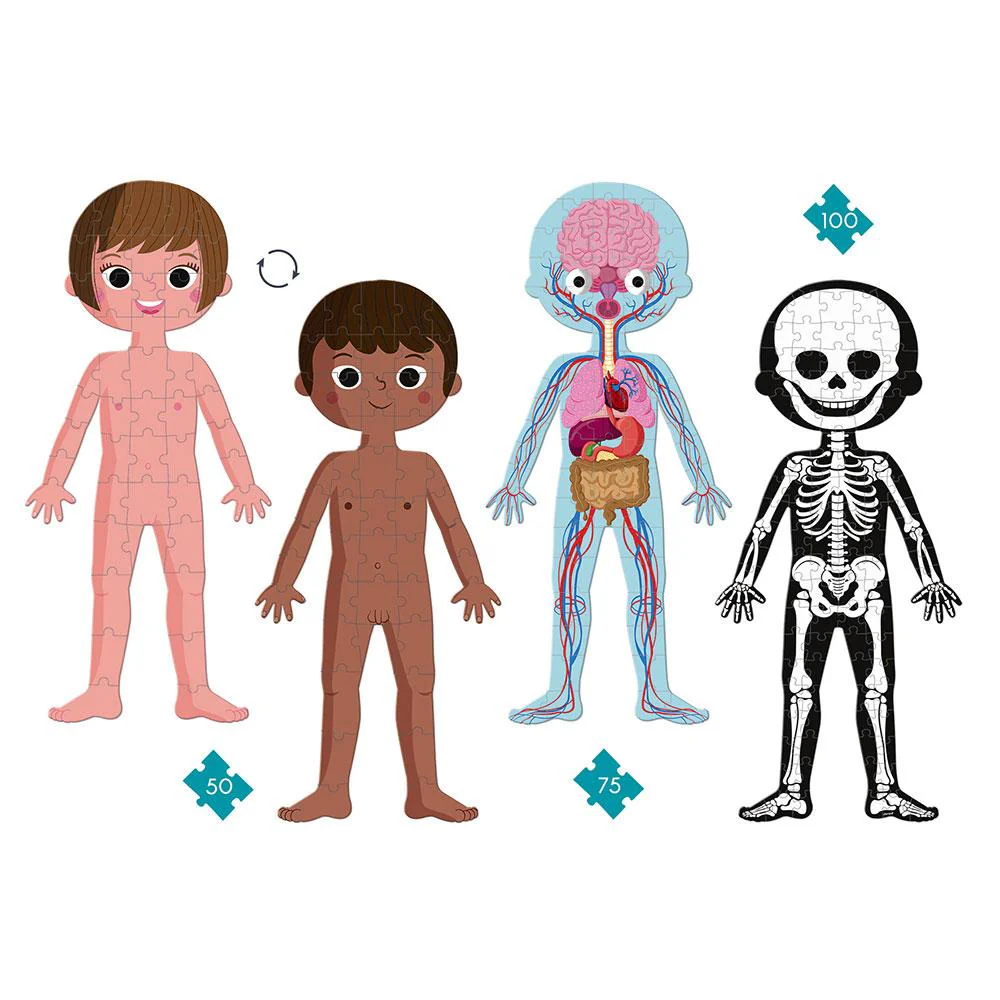 Janod Puzzle educativo Cuerpo humano - Imagen 2