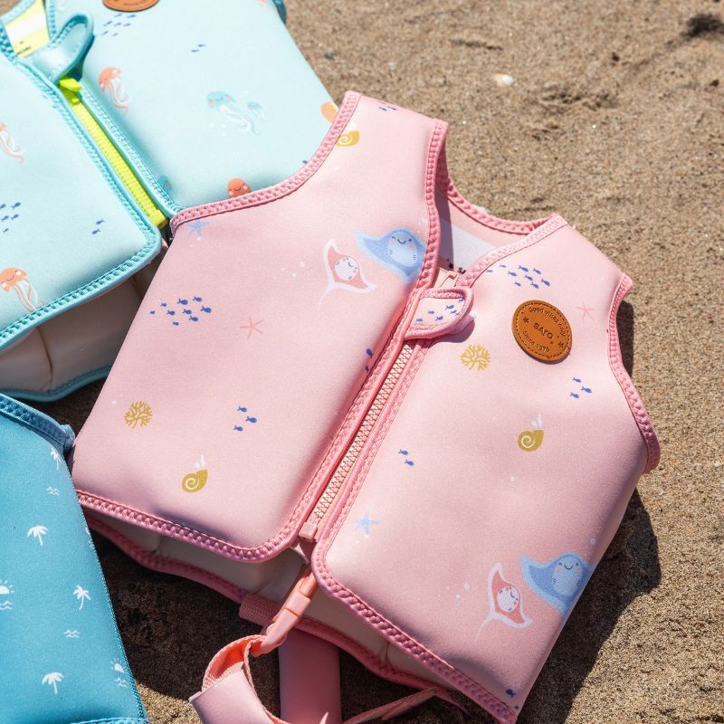 Chaleco de flotación rosa mar 1-3 años